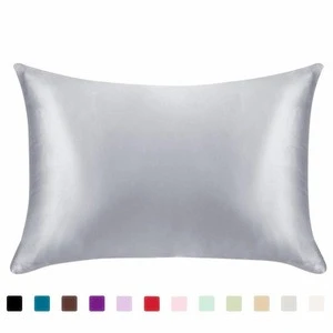 High quality silk looking and hand feel satin home imitated silk custom pillow cases