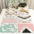 HIgh quality table decoration washable marble print place mat kitchen plate mat dining table protection pad