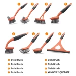 High Quality TPR & Plastic Series window cleaning squeegee window squeegee cleaning long handle