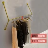 High Quality Wall Mounted Clothing Racks Modern Metal Hanging WallFor Women Clothes Shop Display Rack