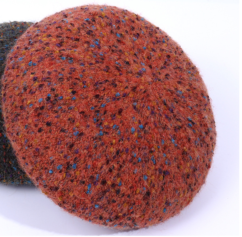 High quality wool texture  beret for women
