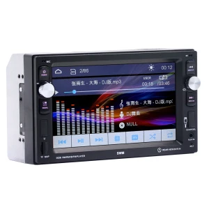 high sound quality double din Car stereo MP5 player 6.2 inch with bluetooth Touch screen 2 USB