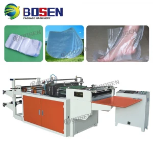 High Speed Double Layers PE Plastic Gloves Making Machine