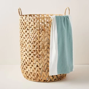 Home appliances Natural water hyacinth laundry basket made in Vietnam wholesale 2020