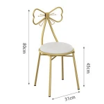 Home Furniture Black Butterfly Metal Design Soft Seat Fancy Wedding  Decorative Chair For Living Room and Hotel