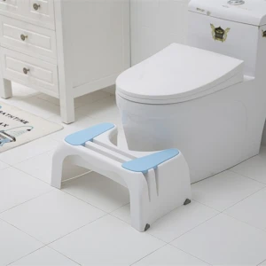 Home space saving plastic toilet foot stool toilet squatting stool