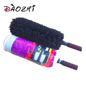 home using soft polyester dust cleaning car wax brush for polishing