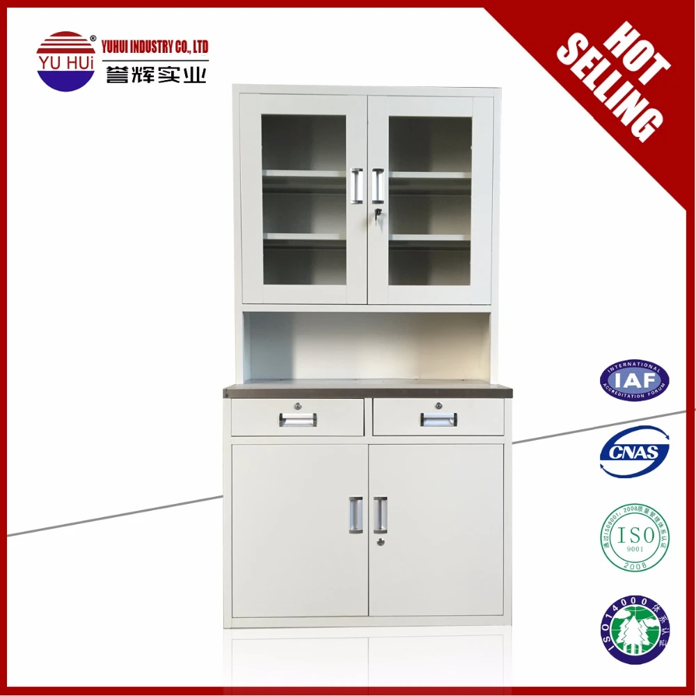 Hospital Equipment Classic White glass door Chemical storage Cupboard Used Medical cabinets for sale