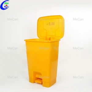 Hospital plastic dustbin pedal trash bin household cleaning plastic pedal trash bin