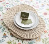 Hot Model Oval Natural White Rattan Placemat New Design For Wholesale From Vietnam Handwoven For Storage Or Decoration