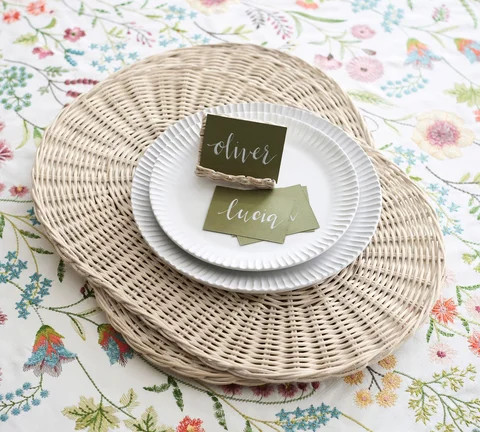 Hot Model Oval Natural White Rattan Placemat New Design For Wholesale From Vietnam Handwoven For Storage Or Decoration