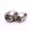 Hot new products thread rod and nuts thread studs both ends straight through titanium head