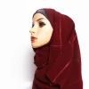 Hot Sale 67 Colors Islam Malaysia Dubai Muslim Hijab Georgette Bubble Chiffon Scarf Plain Solid Color Chiffon Shawl