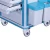 Import Hot sale ABS hospital Color double-sided medicine delivery cart Trolley from China