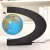 Import hot sale custom map shape magnetic levitating floating rotation globe for home school from China
