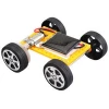 Hot sale education DIY solar power simple car children stem wooden toys
