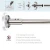 Import Hot sale L shaped anti-oxidation stainless steel tension shower curtain rod from China