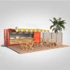 Hot sale mobile Shipping Container fast food restaurants container bar kiosk coffee shop