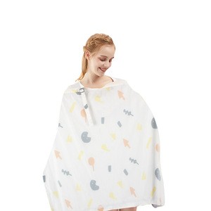 Hot sale organic cotton multi use nursing breastfeeding cover for mother and baby