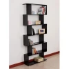 Hot Sale panel wooden style book rack/book shelf/bookcase simple designs