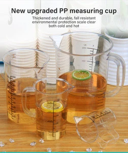 hot sale PC measuring cup fall resistant high temperature