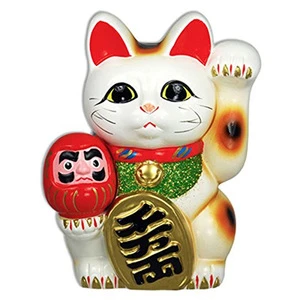 Hot Sale Personalized Handmade Ceramic Welcome Maneki Neko Cat