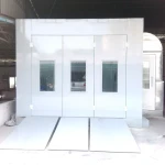 Hot sale PLC control europe style spray booth for camera drone water-based paint booth