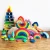 hot sale wooden toys rainbow building big blocks toddler toys early educational montessori material educational toys