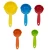 Import Hot Sales Kitchen bakeware 5 Pcs Colorful Plastic Kitchen measuring spoons and cups from China