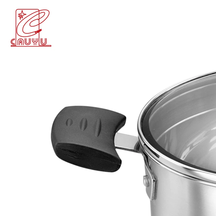 Hot sales multifunction kitchen cooking pot pan stock pot electric stainless steel soup pot