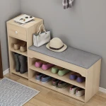 hot seller on Amazon shoe display rack stand shoes cabinet modern wooden furniture shoe rack display Multi-function
