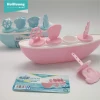 hot selling 1 set 4 pieces DIY tool BPA free pirate boat plastic PP ice mold ice pop mold ice popsicle mold with stick