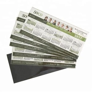 Hot selling custom  fashion paper magnets calendars   Fridge magnets