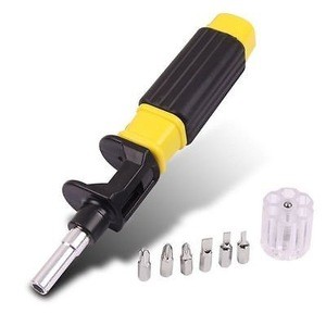 Hot Selling Good Quality small plastic handle screwdriver, screw driver set screwdriver, household screwdriver tool set