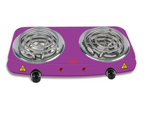 hot selling GS CE ROHS CB approval 140mm+140mm plate sized 2000W 2 burner electric stove