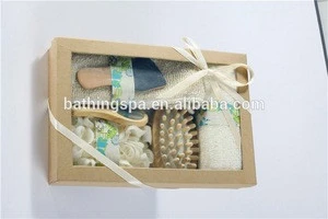 Hot selling ramine hemp bath gift set