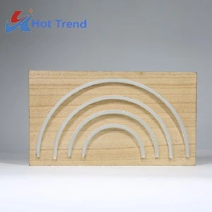 Hot Trend Yehe  Rainbow  wood  neon sign lamp Decoration For Wall