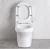 Import Hotel Sanitary Ware One Piece Project Toilet Washdown Bathroom WC Ceramic Toilets from China
