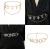 Import HOVANCI Elegant lady girl crystal money charm letter waist chain belt gold alloy body jewelry chain from China