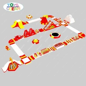 huge inflatable water play equipment inflatable floating aqua park water park equipment for sale