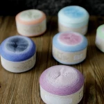 In Stock Full Hand Dyeing Colorful 100 Cotton Yarn For Crochet yarn
