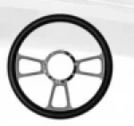 IN STOCK Universal 14" BILLET with PVC Wrap Racing Sport Steering Wheels