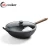Import Induction wok pan cast iron pre-seasoned home cooking with handles cookware woks from China