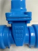 Industrial DIN3352 GGG50 metal cast iron resilient seated rubber soft seal water 110mm socket gate valve for sewage water