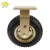 Import Industrial Steel Fixed Rigid Caster Wheels 8 inch Pneumatic Trolley Cart Plate Caster Wheels from China