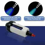 Inline Desiccant 1/4" MINI INLINE AIR FILTER & WATER TRAP Attach to HVLP Spray Gun Airbrush Hose