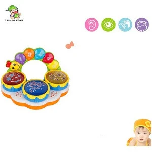 interesting portable hand clap drum with light music give kids more fun