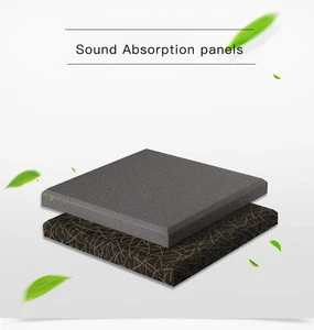 Interior Fireproof Desig Absorption Materials Fabric Acoustic Wall Panel