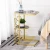 Import interior home decorations luxury coffee table gold wrought iron plant stand nesting modern coffee tables from China