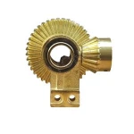 Iron and zincing small bevel helical gear